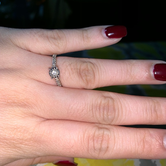 White gold diamond ring from Kay Jewelers - Picture 6 of 9